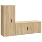 vidaXL 2-tlg. TV-Schrank-Set Sonoma-Eiche Holzwerkstoff vidaXL 2-tlg. TV-Schrank-Set Sonoma-Eiche Holzwerkstoff