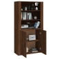 vidaXL Highboard Braun Eichen-Optik Holzwerkstoff vidaXL Highboard Braun Eichen-Optik Holzwerkstoff