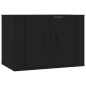 vidaXL 4-tlg. TV-Schrank-Set Schwarz Holzwerkstoff vidaXL 4-tlg. TV-Schrank-Set Schwarz Holzwerkstoff