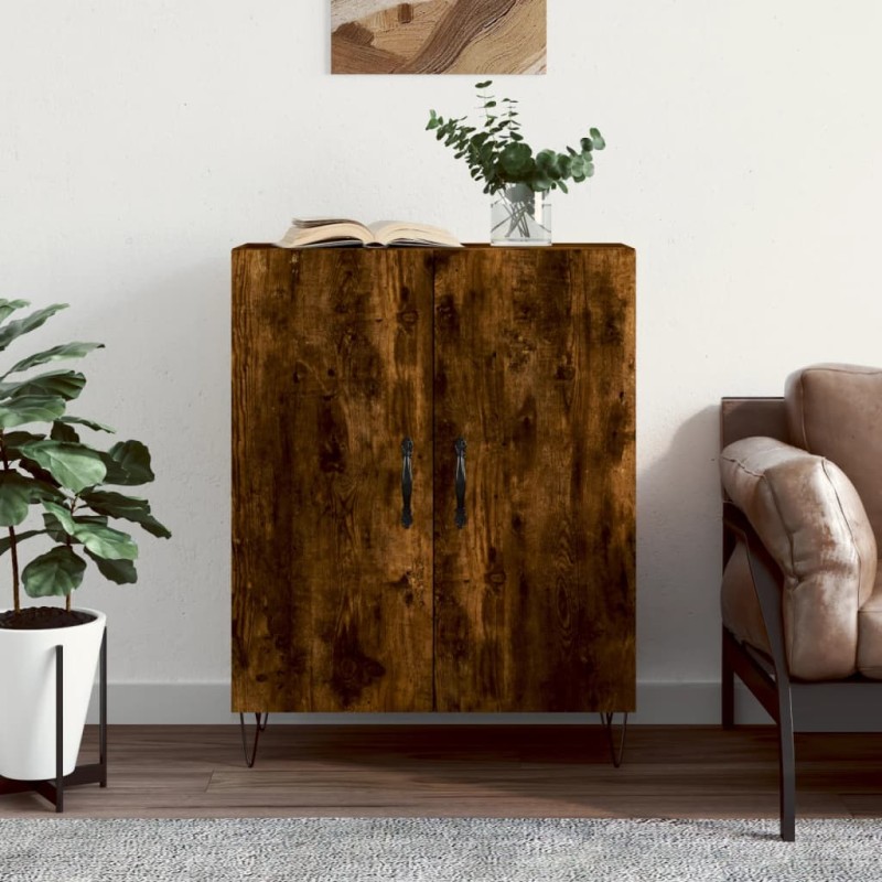 vidaXL Sideboard Räuchereiche 69,5x34x90 cm Holzwerkstoff vidaXL Sideboard Räuchereiche 69,5x34x90 cm Holzwerkstoff