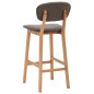 vidaXL Barhocker 2 Stk. Taupe Stoff vidaXL Barhocker 2 Stk. Taupe Stoff