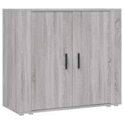 vidaXL Sideboard Grau Sonoma 80x33x70 cm Holzwerkstoff