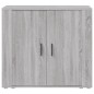 vidaXL Sideboard Grau Sonoma 80x33x70 cm Holzwerkstoff vidaXL Sideboard Grau Sonoma 80x33x70 cm Holzwerkstoff