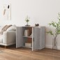 vidaXL Sideboard Grau Sonoma 80x33x70 cm Holzwerkstoff vidaXL Sideboard Grau Sonoma 80x33x70 cm Holzwerkstoff