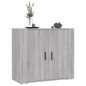 vidaXL Sideboard Grau Sonoma 80x33x70 cm Holzwerkstoff vidaXL Sideboard Grau Sonoma 80x33x70 cm Holzwerkstoff