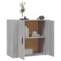 vidaXL Sideboard Grau Sonoma 80x33x70 cm Holzwerkstoff vidaXL Sideboard Grau Sonoma 80x33x70 cm Holzwerkstoff