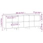 Sideboards 3 Stk. Braun Eichen-Optik Holzwerkstoff Sideboards 3 Stk. Braun Eichen-Optik Holzwerkstoff