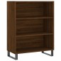 vidaXL Regalschrank Braun Eichen-Optik 69,5x32,5x90 cm Holzwerkstoff vidaXL Regalschrank Braun Eichen-Optik 69,5x32,5x90 cm Holzwerkstoff