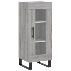 vidaXL Sideboard Grau Sonoma 34,5x34x90 cm Holzwerkstoff