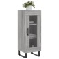 vidaXL Sideboard Grau Sonoma 34,5x34x90 cm Holzwerkstoff vidaXL Sideboard Grau Sonoma 34,5x34x90 cm Holzwerkstoff