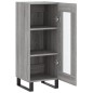 vidaXL Sideboard Grau Sonoma 34,5x34x90 cm Holzwerkstoff vidaXL Sideboard Grau Sonoma 34,5x34x90 cm Holzwerkstoff
