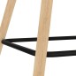 vidaXL Barstühle 2 Stk. Drehbar Gelb Stoff vidaXL Barstühle 2 Stk. Drehbar Gelb Stoff
