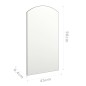 vidaXL Spiegel 90x45 cm Glas vidaXL Spiegel 90x45 cm Glas