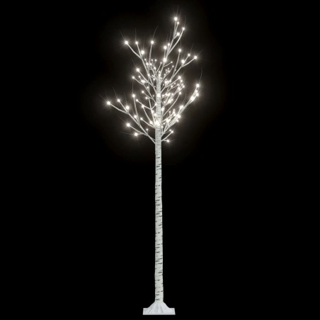 vidaXL Weihnachtsbaum 180 LEDS 1,8m Kaltweiß Weide Indoor Outdoor 
