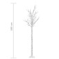 vidaXL Weihnachtsbaum 180 LEDS 1,8m Kaltweiß Weide Indoor Outdoor vidaXL Weihnachtsbaum 180 LEDS 1,8m Kaltweiß Weide Indoor Outdoor
