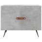 vidaXL Couchtisch Betongrau 50x50x40 cm Holzwerkstoff vidaXL Couchtisch Betongrau 50x50x40 cm Holzwerkstoff