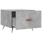 vidaXL Couchtisch Betongrau 50x50x40 cm Holzwerkstoff vidaXL Couchtisch Betongrau 50x50x40 cm Holzwerkstoff