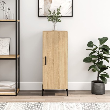 vidaXL Sideboard Sonoma-Eiche 34,5x34x90 cm Holzwerkstoff