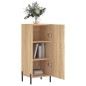 vidaXL Sideboard Sonoma-Eiche 34,5x34x90 cm Holzwerkstoff