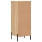 vidaXL Sideboard Sonoma-Eiche 34,5x34x90 cm Holzwerkstoff