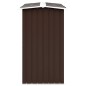 vidaXL Brennholzlager Verzinkter Stahl 330 x 92 x 153 cm Braun vidaXL Brennholzlager Verzinkter Stahl 330 x 92 x 153 cm Braun