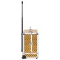 vidaXL Kosmetikkoffer 35×29×45 cm Golden Aluminium vidaXL Kosmetikkoffer 35×29×45 cm Golden Aluminium