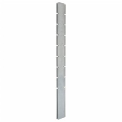 vidaXL Zaunpfosten 10 Stk. Silbern 220 cm Verzinkter Stahl