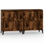 vidaXL Sideboards 2 Stk. Räuchereiche 60x35x70 cm Holzwerkstoff vidaXL Sideboards 2 Stk. Räuchereiche 60x35x70 cm Holzwerkstoff