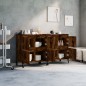 vidaXL Sideboards 2 Stk. Räuchereiche 60x35x70 cm Holzwerkstoff vidaXL Sideboards 2 Stk. Räuchereiche 60x35x70 cm Holzwerkstoff