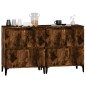 vidaXL Sideboards 2 Stk. Räuchereiche 60x35x70 cm Holzwerkstoff vidaXL Sideboards 2 Stk. Räuchereiche 60x35x70 cm Holzwerkstoff