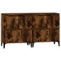 vidaXL Sideboards 2 Stk. Räuchereiche 60x35x70 cm Holzwerkstoff vidaXL Sideboards 2 Stk. Räuchereiche 60x35x70 cm Holzwerkstoff