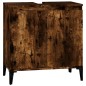 vidaXL Waschbeckenunterschrank Räuchereiche 58x33x60 cm Holzwerkstoff vidaXL Waschbeckenunterschrank Räuchereiche 58x33x60 cm Holzwerkstoff
