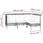 vidaXL 10-tlg. Garten-Lounge-Set mit Kissen Grau Poly Rattan vidaXL 10-tlg. Garten-Lounge-Set mit Kissen Grau Poly Rattan