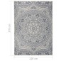 vidaXL Outdoor-Teppich Flachgewebe 120x170 cm Blaues Muster vidaXL Outdoor-Teppich Flachgewebe 120x170 cm Blaues Muster