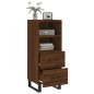 vidaXL Sideboard Braun Eichen-Optik 34,5x34x90 cm Holzwerkstoff vidaXL Sideboard Braun Eichen-Optik 34,5x34x90 cm Holzwerkstoff