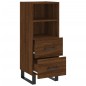 vidaXL Sideboard Braun Eichen-Optik 34,5x34x90 cm Holzwerkstoff vidaXL Sideboard Braun Eichen-Optik 34,5x34x90 cm Holzwerkstoff
