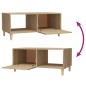 vidaXL Couchtisch Sonoma-Eiche 89,5x50x40 cm Holzwerkstoff vidaXL Couchtisch Sonoma-Eiche 89,5x50x40 cm Holzwerkstoff
