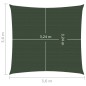 vidaXL Sonnensegel 160 g/m² Dunkelgrün 3,6x3,6 m HDPE vidaXL Sonnensegel 160 g/m² Dunkelgrün 3,6x3,6 m HDPE