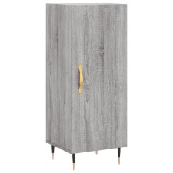 vidaXL Sideboard Grau Sonoma 34,5x34x90 cm Holzwerkstoff