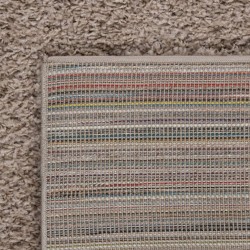 vidaXL Teppich Shaggy Hochflor Beige 140x200 cm