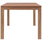 vidaXL Esstisch Massivholz Teak Natürliches Finish 180x90x76 cm vidaXL Esstisch Massivholz Teak Natürliches Finish 180x90x76 cm