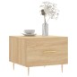vidaXL Couchtisch Sonoma-Eiche 50x50x40 cm Holzwerkstoff vidaXL Couchtisch Sonoma-Eiche 50x50x40 cm Holzwerkstoff