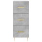 vidaXL Highboard Betongrau 34,5x34x180 cm Holzwerkstoff vidaXL Highboard Betongrau 34,5x34x180 cm Holzwerkstoff