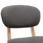 Barhocker 2 Stk. Dunkelgrau Stoff Barhocker 2 Stk. Dunkelgrau Stoff