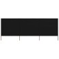 vidaXL 3-teiliges Windschutzgewebe 400 x 160 cm Schwarz vidaXL 3-teiliges Windschutzgewebe 400 x 160 cm Schwarz