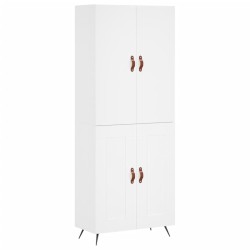 vidaXL Highboard Weiß 69,5x34x180 cm Holzwerkstoff