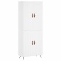 vidaXL Highboard Weiß 69,5x34x180 cm Holzwerkstoff vidaXL Highboard Weiß 69,5x34x180 cm Holzwerkstoff
