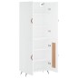 vidaXL Highboard Weiß 69,5x34x180 cm Holzwerkstoff vidaXL Highboard Weiß 69,5x34x180 cm Holzwerkstoff