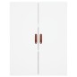 vidaXL Highboard Weiß 69,5x34x180 cm Holzwerkstoff vidaXL Highboard Weiß 69,5x34x180 cm Holzwerkstoff
