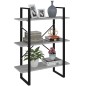 vidaXL Bücherregal Betongrau 80x30x105 cm Holzwerkstoff vidaXL Bücherregal Betongrau 80x30x105 cm Holzwerkstoff